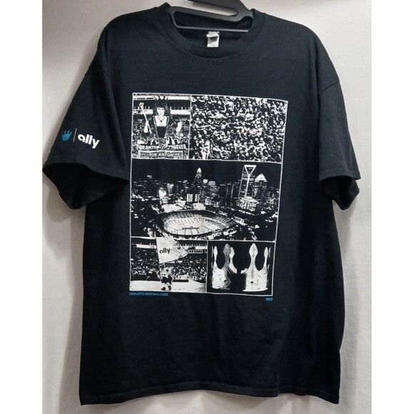 Charlotte FC Ally Soccer T-Shirt XL Men’s Black Anton Walkes Forever Memorial - Picture 1 of 8